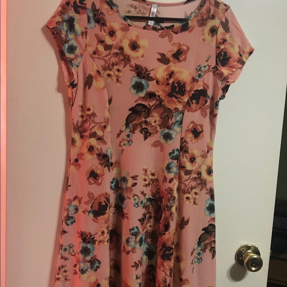 Pink floral dress. Acting Pro dress. Floral Dress